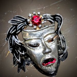 Mask Brooch
